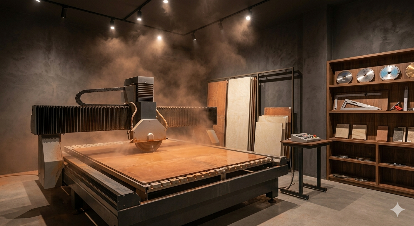 Цех нарезки керамогранита